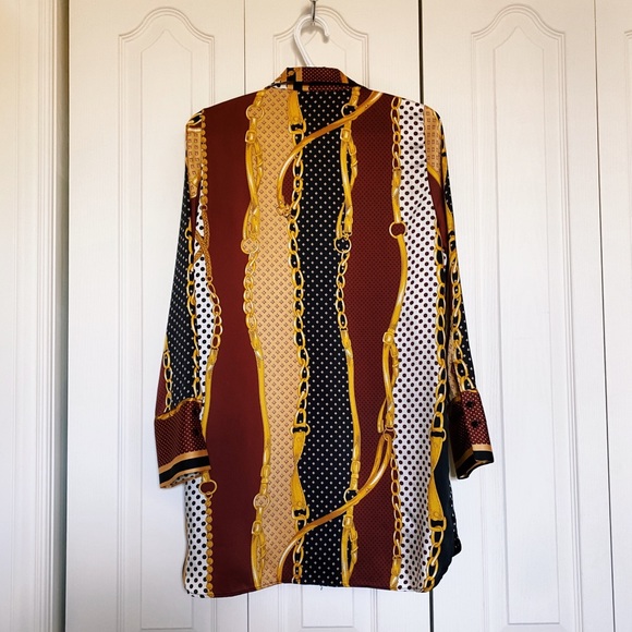 ZARA LONG SLEEVE MINI DRESS XS - Picture 4 of 4